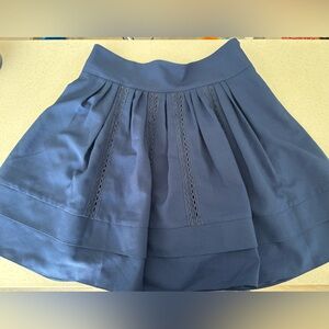 Nine West Blue Mini Skirt with eyelet detail